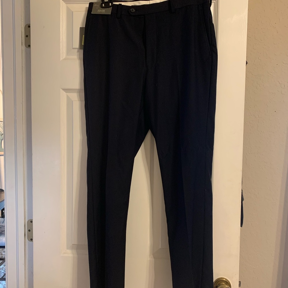 Daniel Cremieux Dress Pants Navy 32X30 NWT